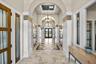 Elegant Clubhouse Entrance with Timeless Architectural Details