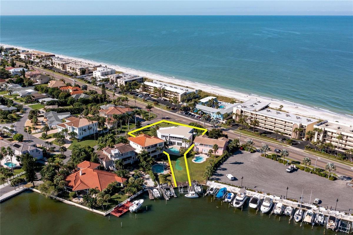 Aerial Lot Border Line