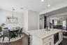 Kitchen and dining area