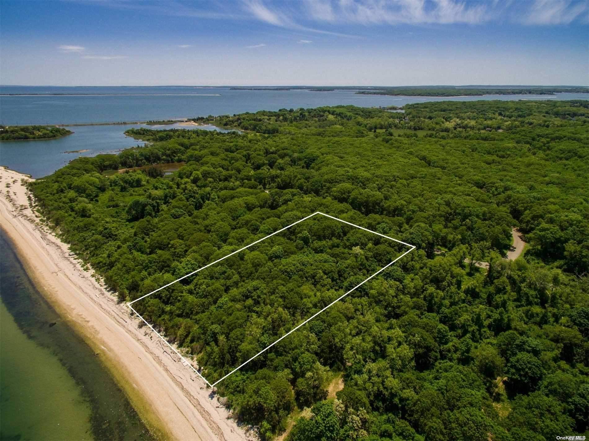 Paradise Found ! ! ! Beautiful pristine beach front lot low bluff in a protected cove, 2.