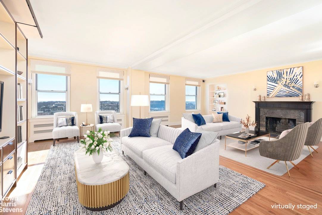Stunning ultimate spacious white glove coop in renowned Emery Roth designed 1929 building that offers Prospect Park views with bright sunlight is just coming on the market.