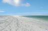 Private beach with gated access
