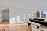 Living room featuring recessed lighting and light wood finished floors