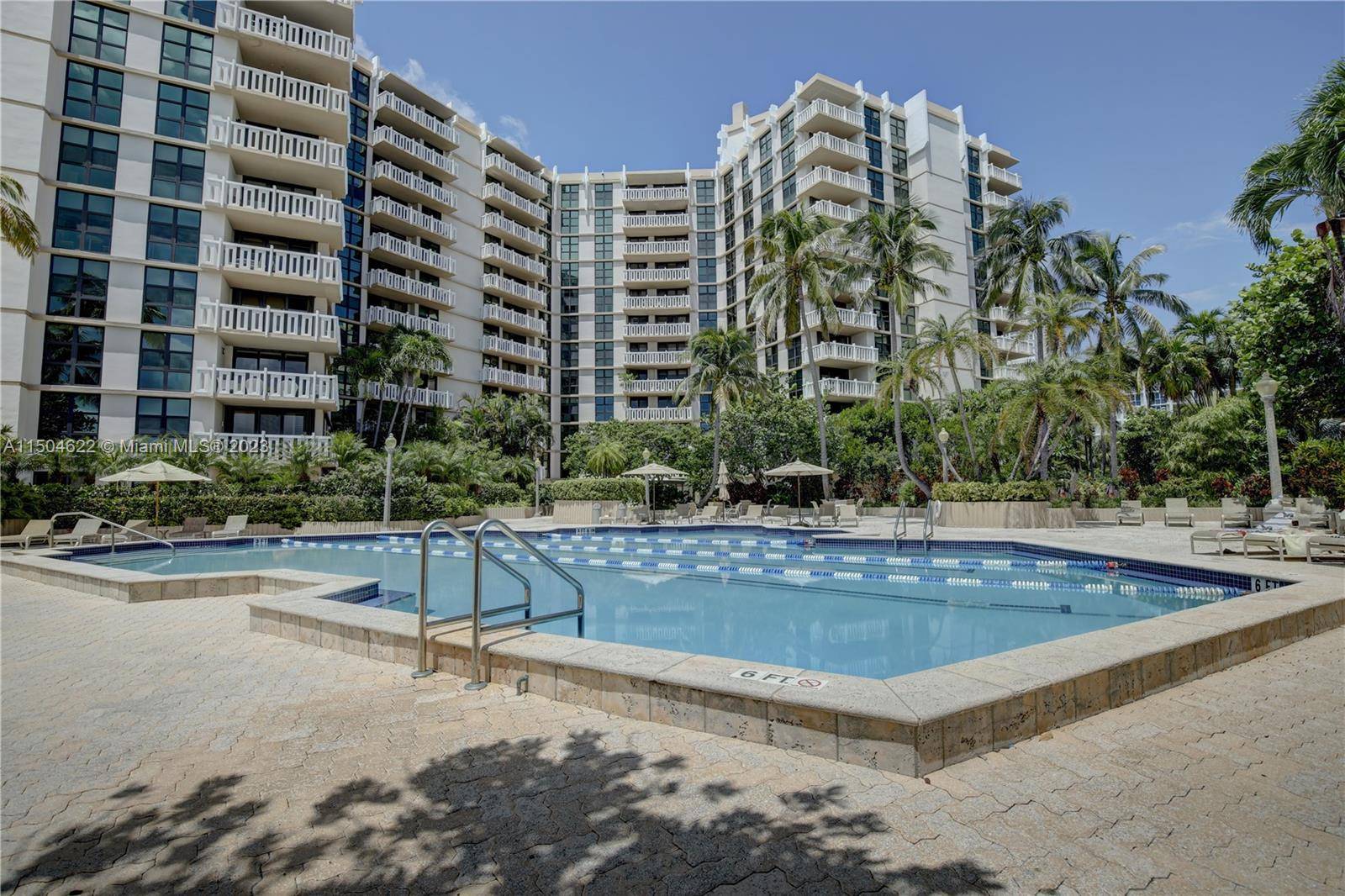 Beautiful and modern 2 bedroom and 2 bathroom apartment complete remodeled at The Towers of Key Biscayne.