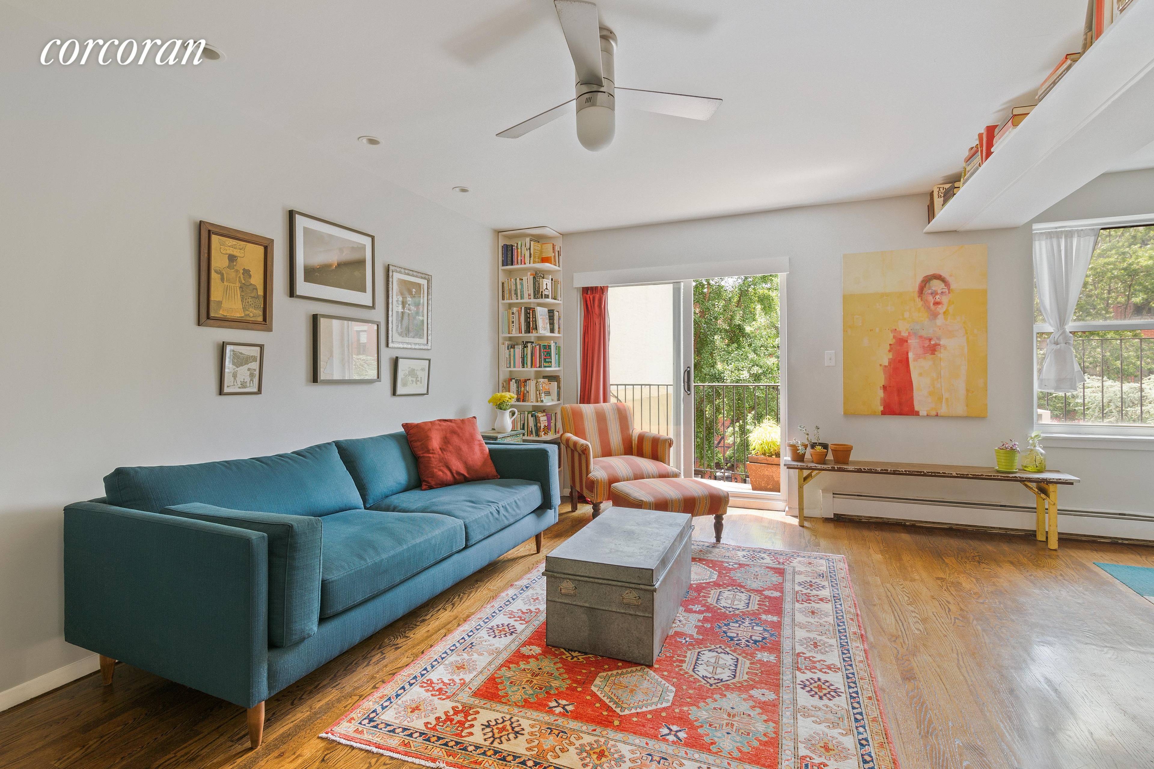 This 2 bed 1 bath duplex coop apartment is the epitome Boerum Hill living.
