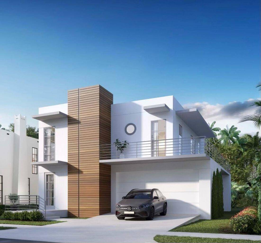 Brand New Construction Streamline Moderne Art Deco Revival home in the highly coveted College Park in Lake Worth Beach.