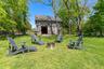 barn.Firepit and seating.