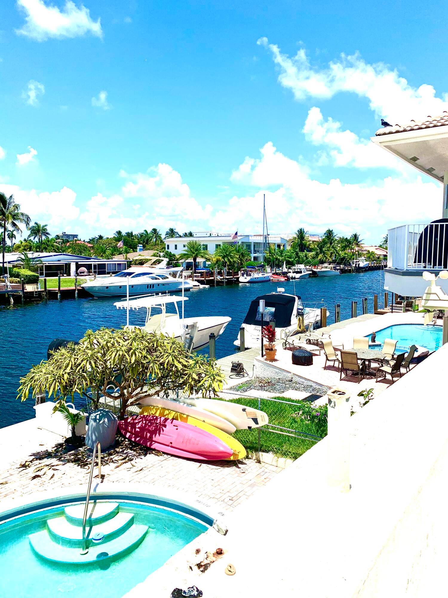 Rarely available Waterfront 5 Unit Building w ocean access in highly desirable Lighthouse Point.