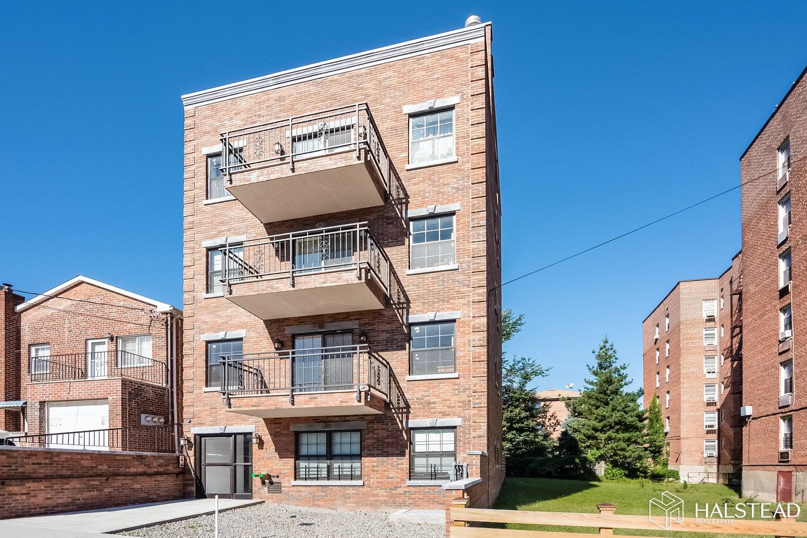 This beautiful new apartment lives like a three bedroom and has a huge fenced in yard.