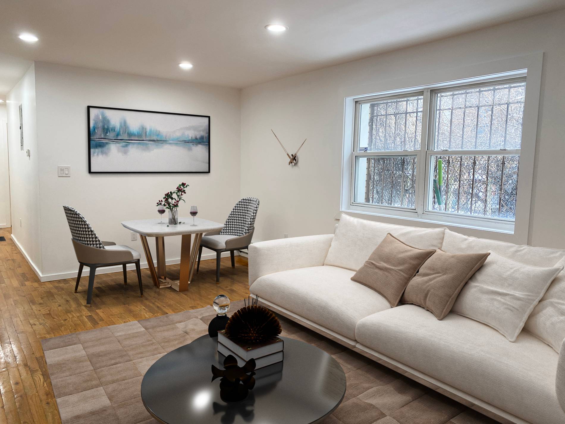 This newly renovated 3 bedroom, 2 bath apartment is situated in the heart of Bedford Stuyvesant in an owner occupied, peaceful, private residence.
