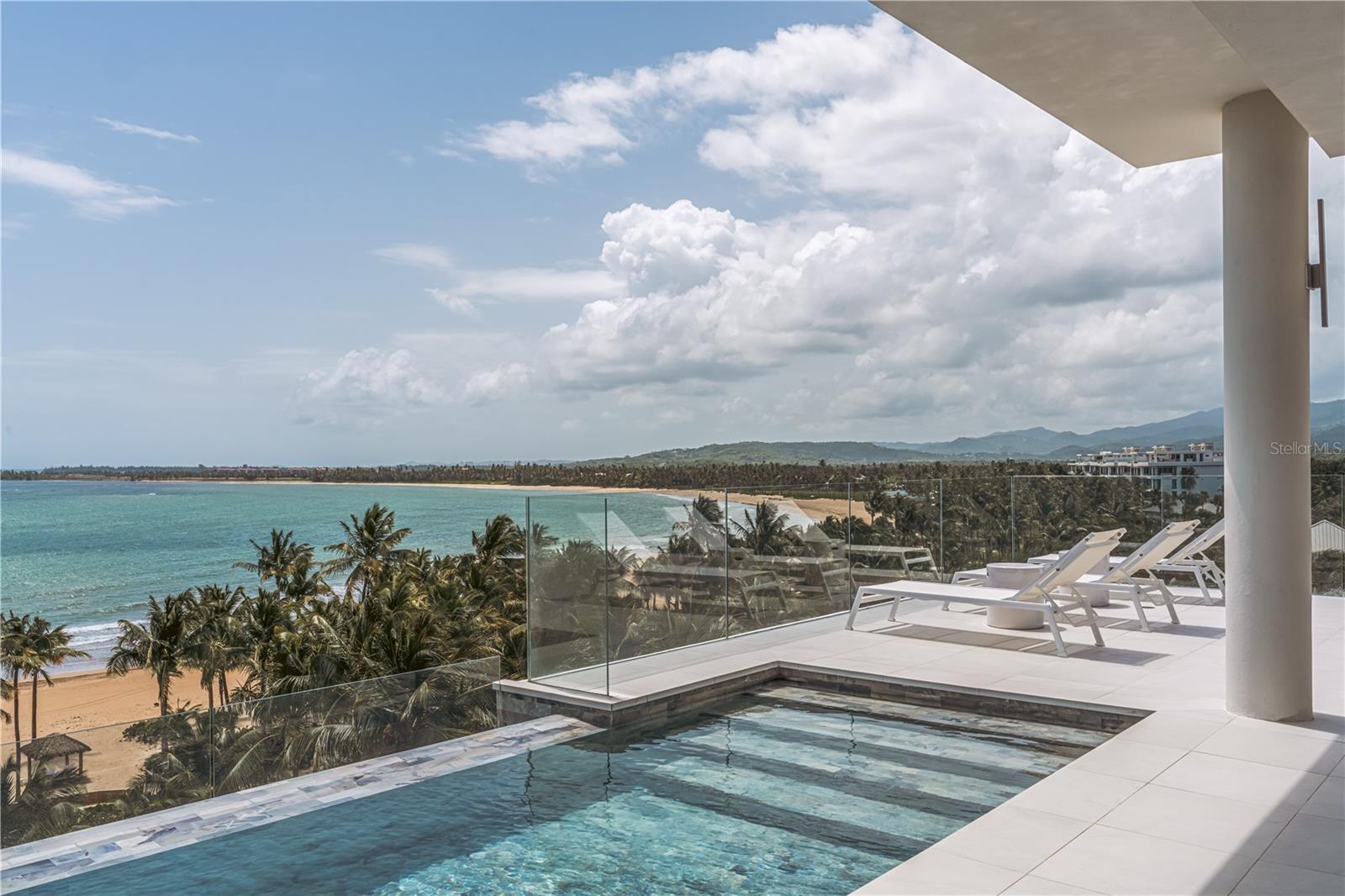 Pool at Second Floor Terrace & Oceanfront View