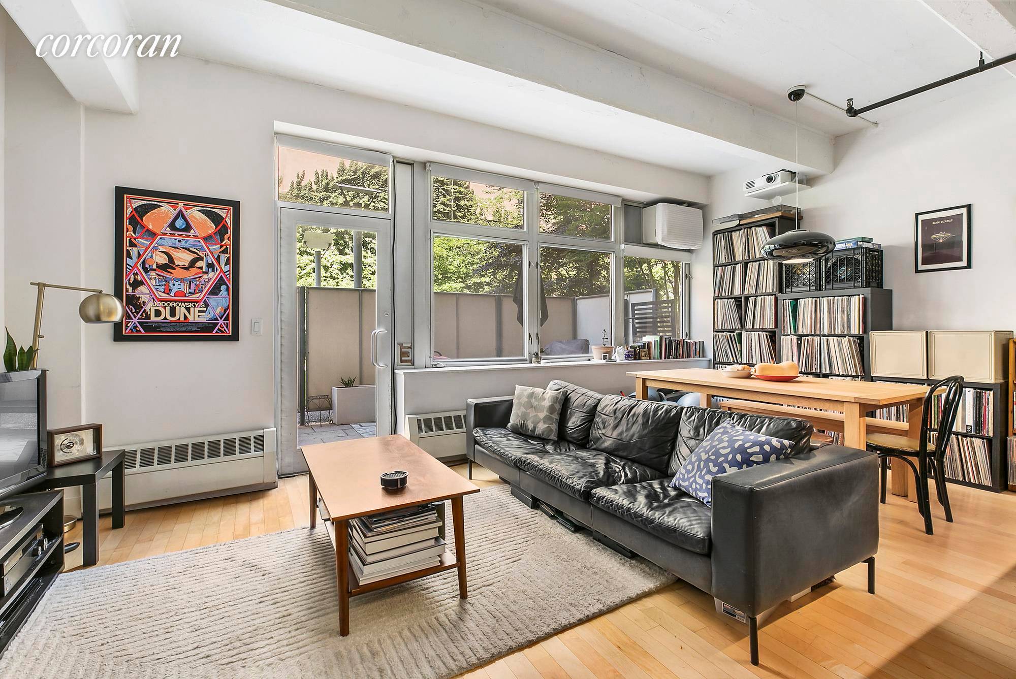2BR 2BA LOFT WITH PRIVATE PATIO IN CLINTON HILL This lovely 2BR 2BA loft offers a large living dining area, open kitchen, and generous private patio.