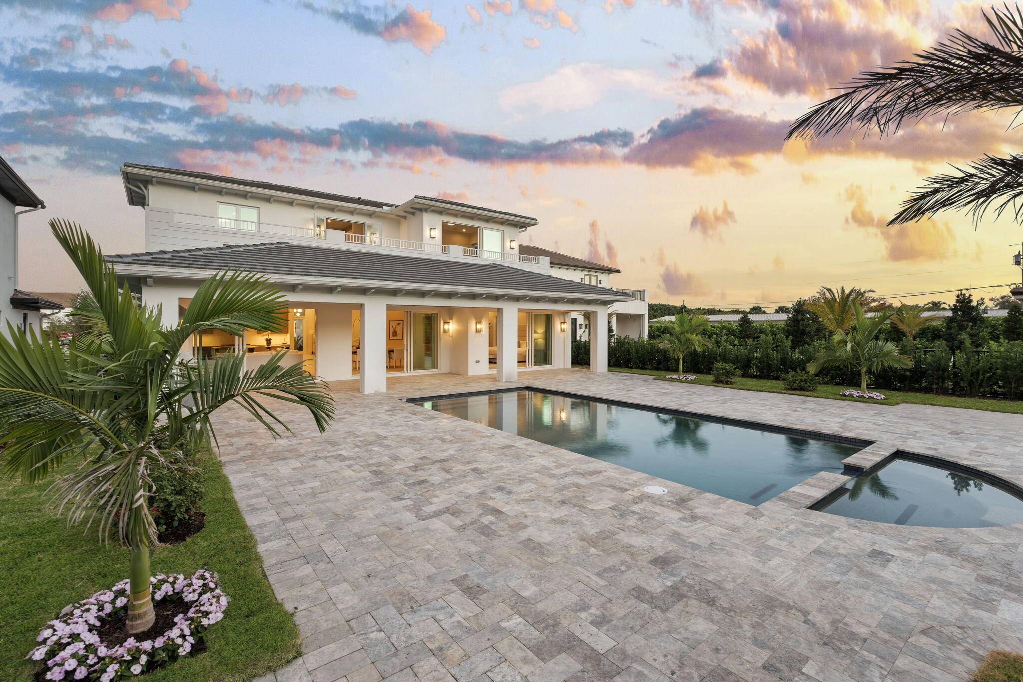 Presenting this exquisite brand new construction home within the prestigious Palm Beach Polo Club.