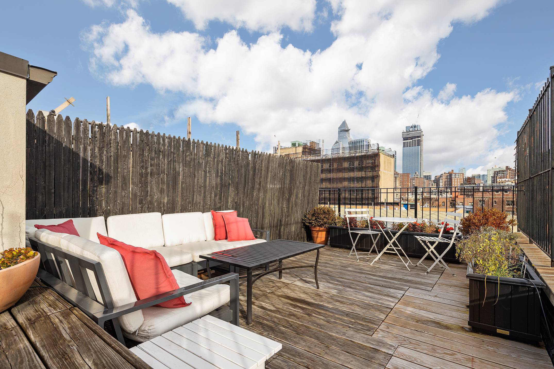 DREAM DUPLEX. The gorgeous private roof deck with beautiful views on the upper floor is the icing on the cake of this two bedroom light filled duplex.