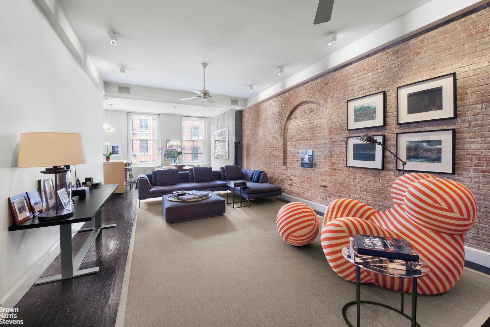 This rare and classic full floor loft is located on Tribeca's most sought after block and captures the true spirit and essence of the neighborhood.