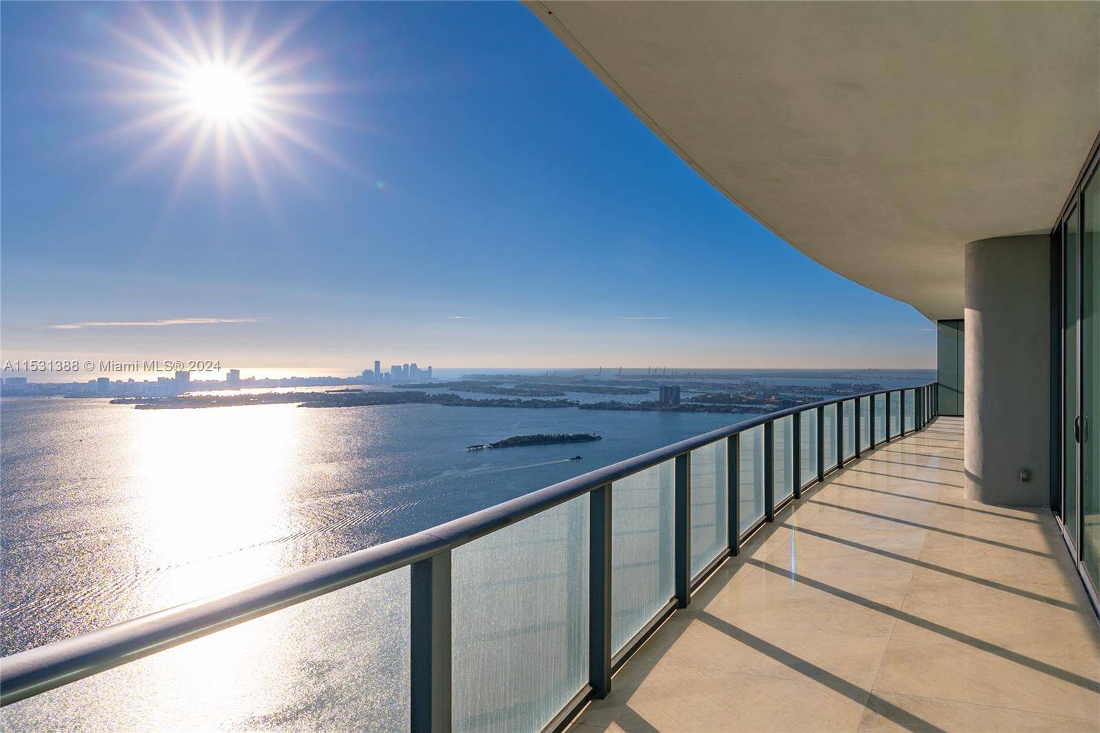 This breathtaking Penthouse on the 50th floor boasts endless Ocean and Bay views, epitomizing the essence of Miami luxury.