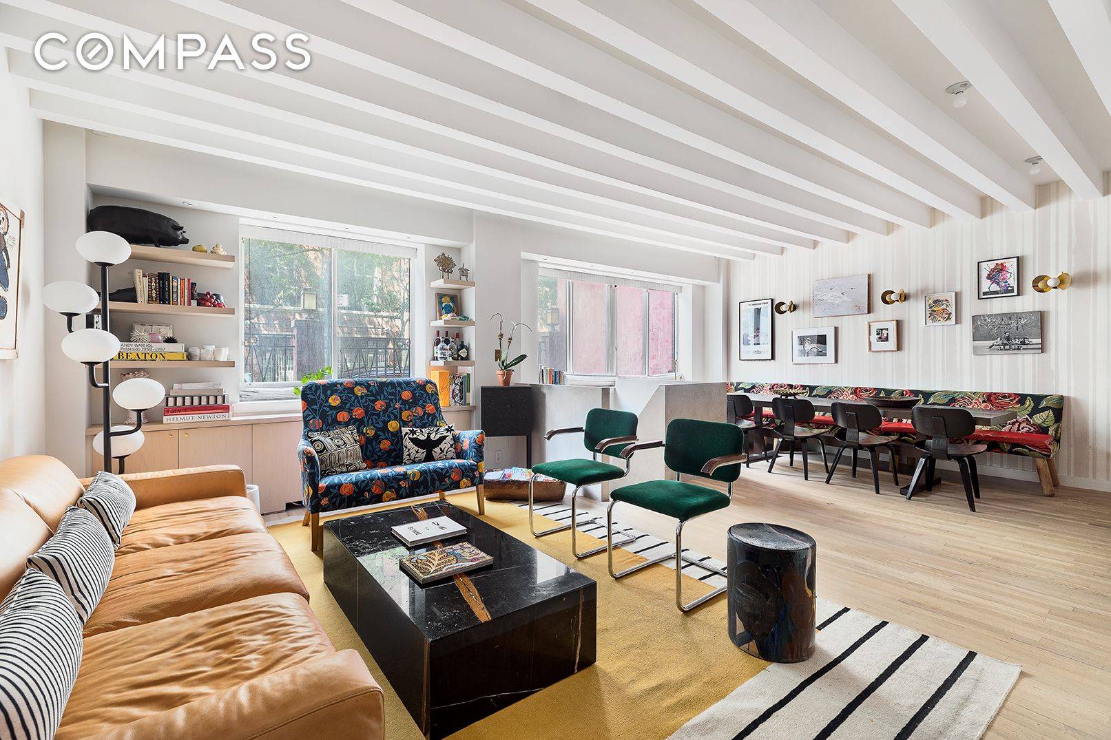AS FEATURED ON THE COVER OF ELLE DE COR Beautifully renovated West Village duplex condo with large private patio garden perfect for entertaining.