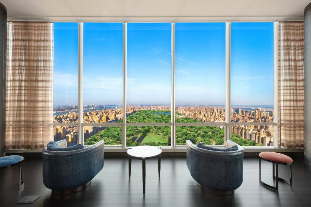 Enjoy the epitome of luxurious living on the 62nd floor, in the coveted A line of Christian de Portzamparcs One57 one of the best floor plans on Billionaires' Row, with ...