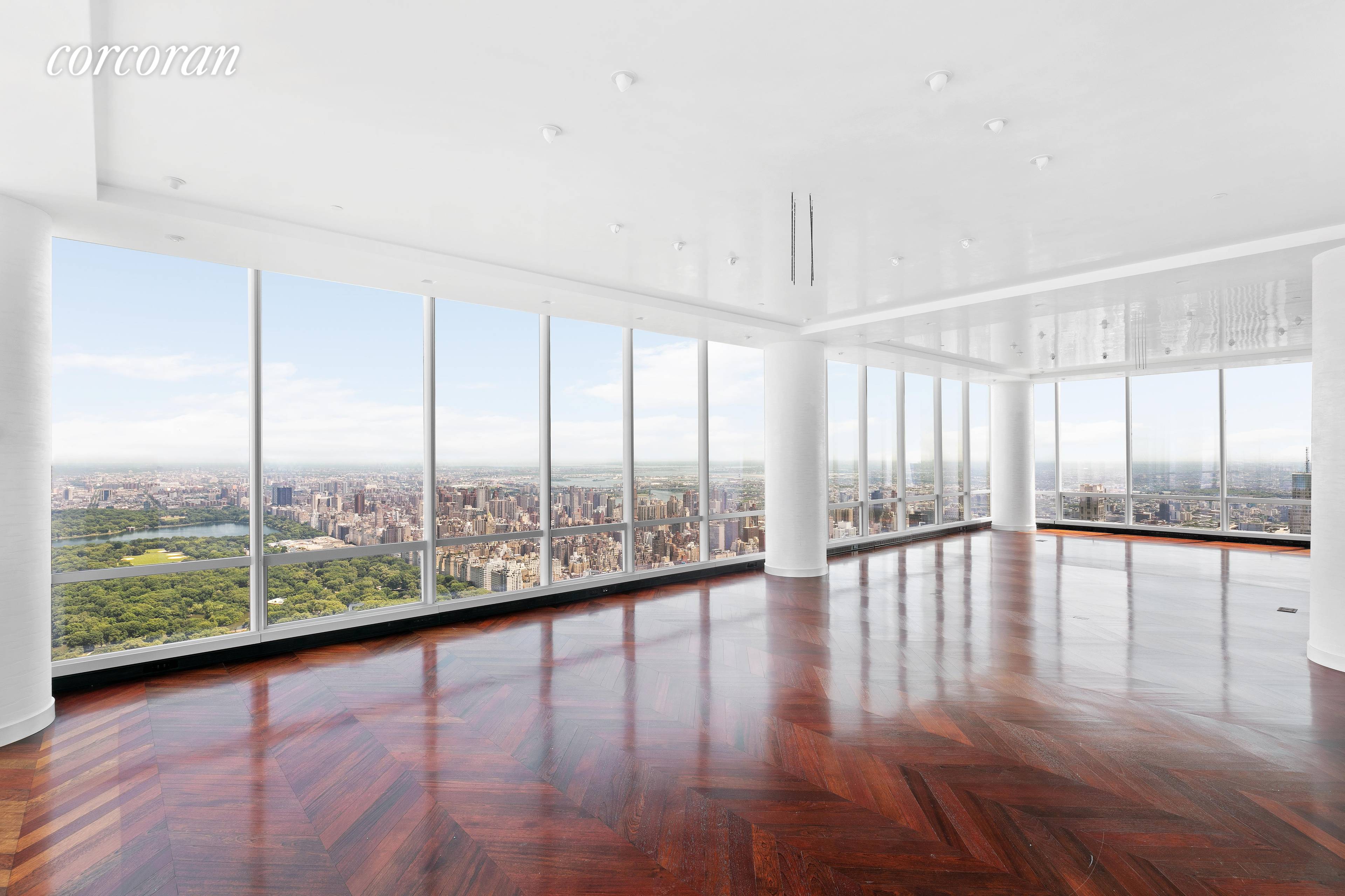 Residence 86 at One57 Spectacular Full Floor Residence with Panoramic Skyline and Central Park Views Four Bedrooms Five Baths Powder Room 6, 240 sqft This significant private full floor residence ...