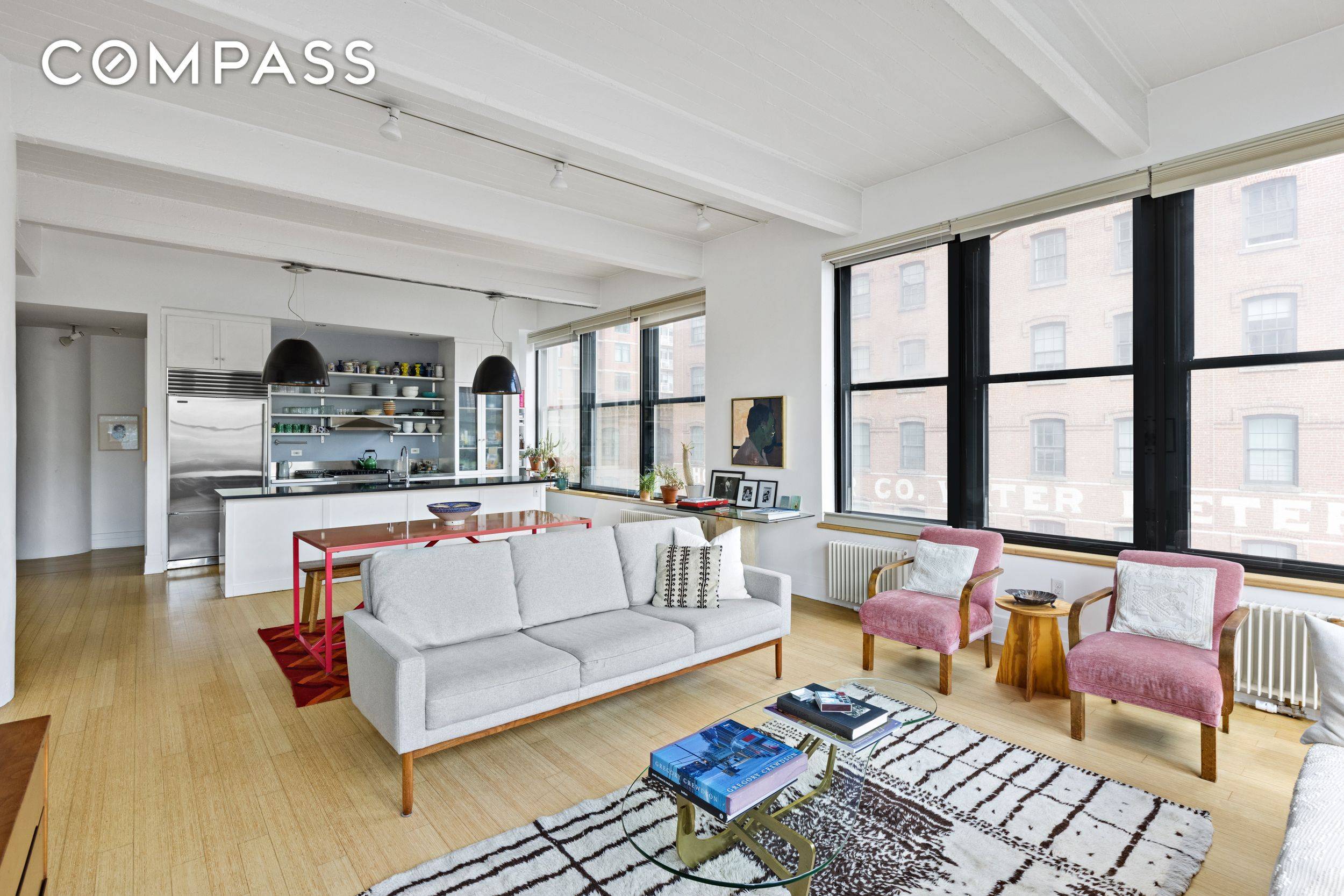 This massive 1, 700 SF, 2 bedroom home office, 3 bath home located in one of the most iconic buildings in Dumbo is turn key and ready for you to ...