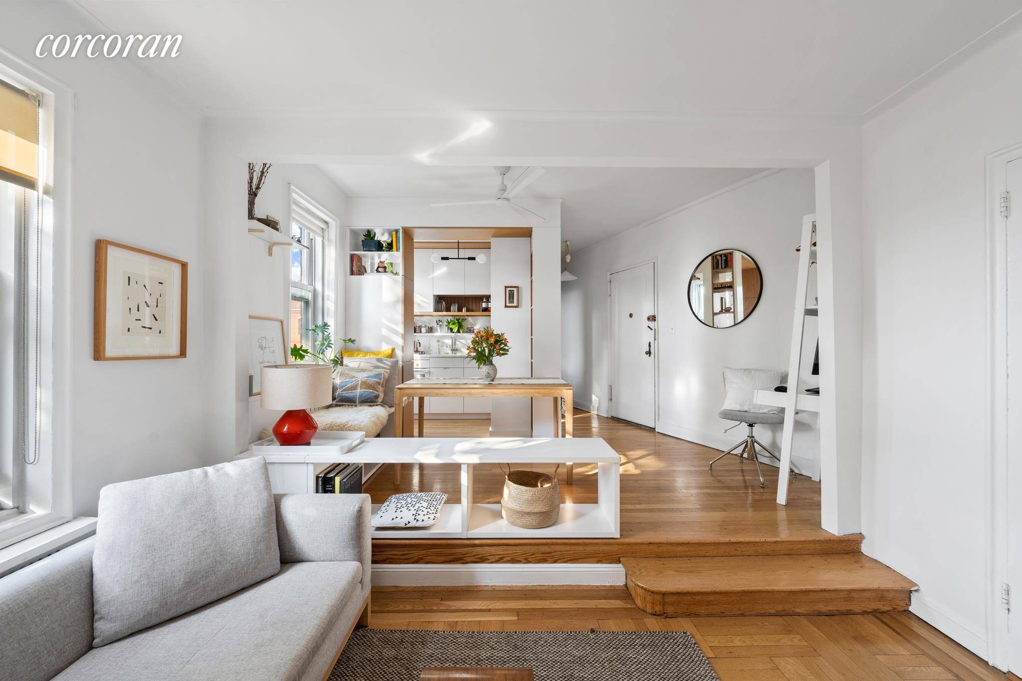 Tranquility awaits in this stunningly renovated one bedroom coop.