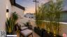 An additional outdoor balcony