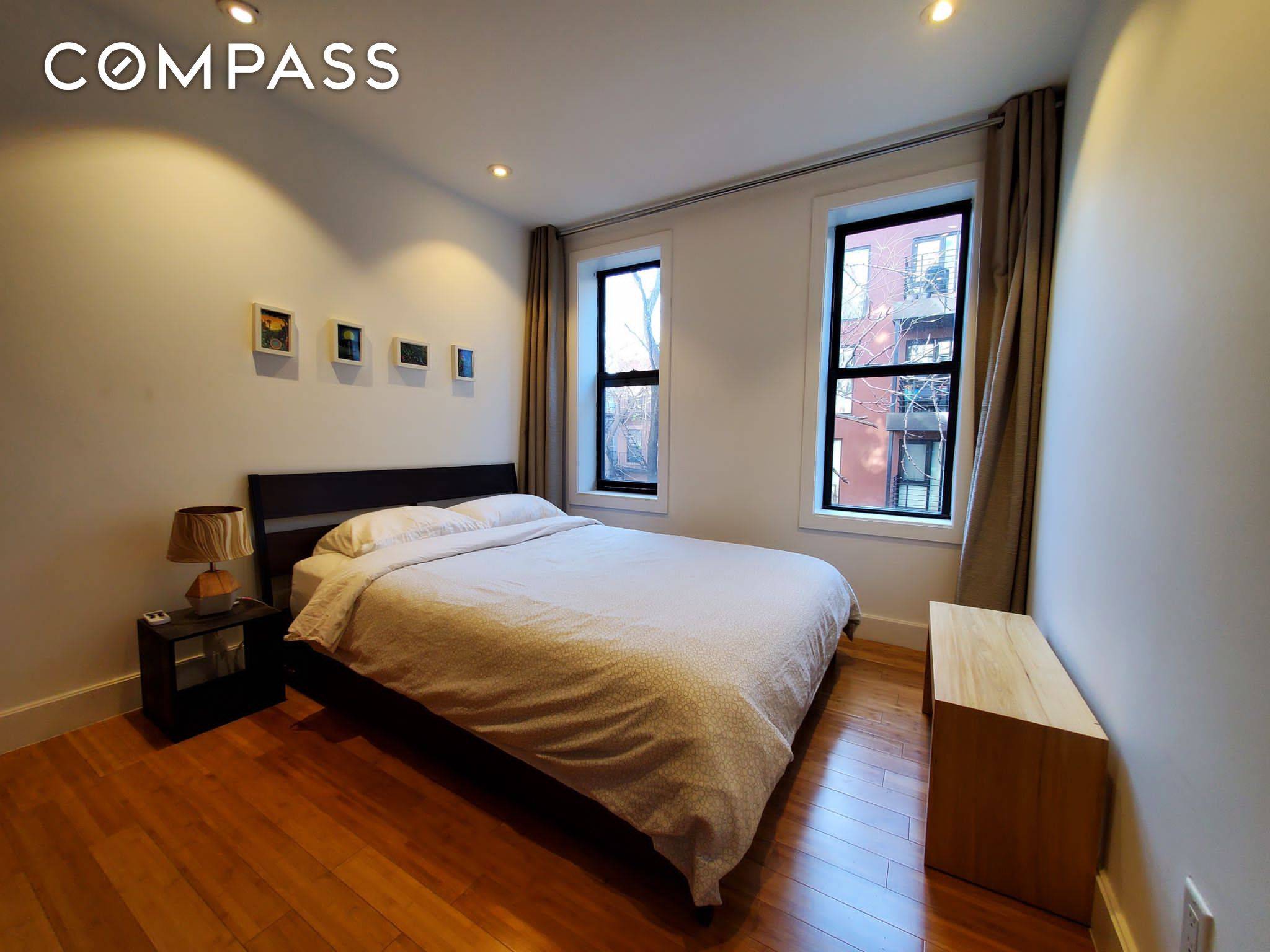 This charming two bedroom in South Williamsburg has been beautifully renovated and maintained.