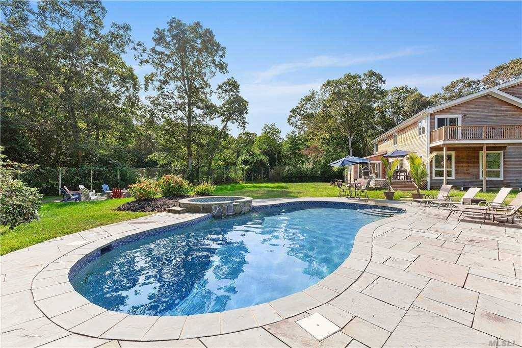 Situated in Westhampton, south of the highway you'll find this newly renovated postmodern featuring 3, 000 sq ft with room for tennis amp ; pool house.