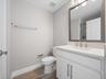 Half bath on 2nd floor