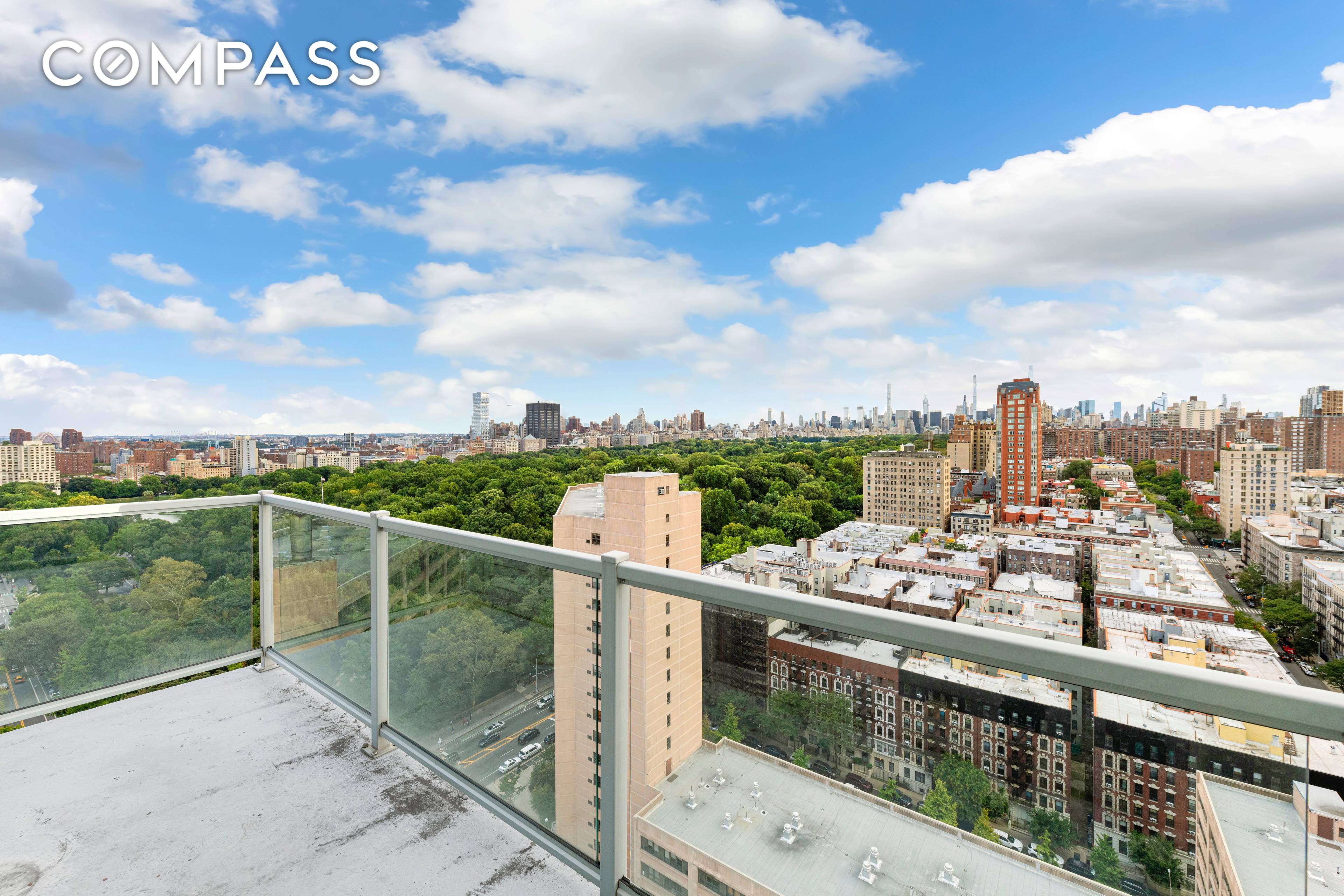 Perfectly situated on the southeast corner, this 3 bedroom 2 bathroom home has breathtaking, unobstructed views of both Morningside Park and Central Park.