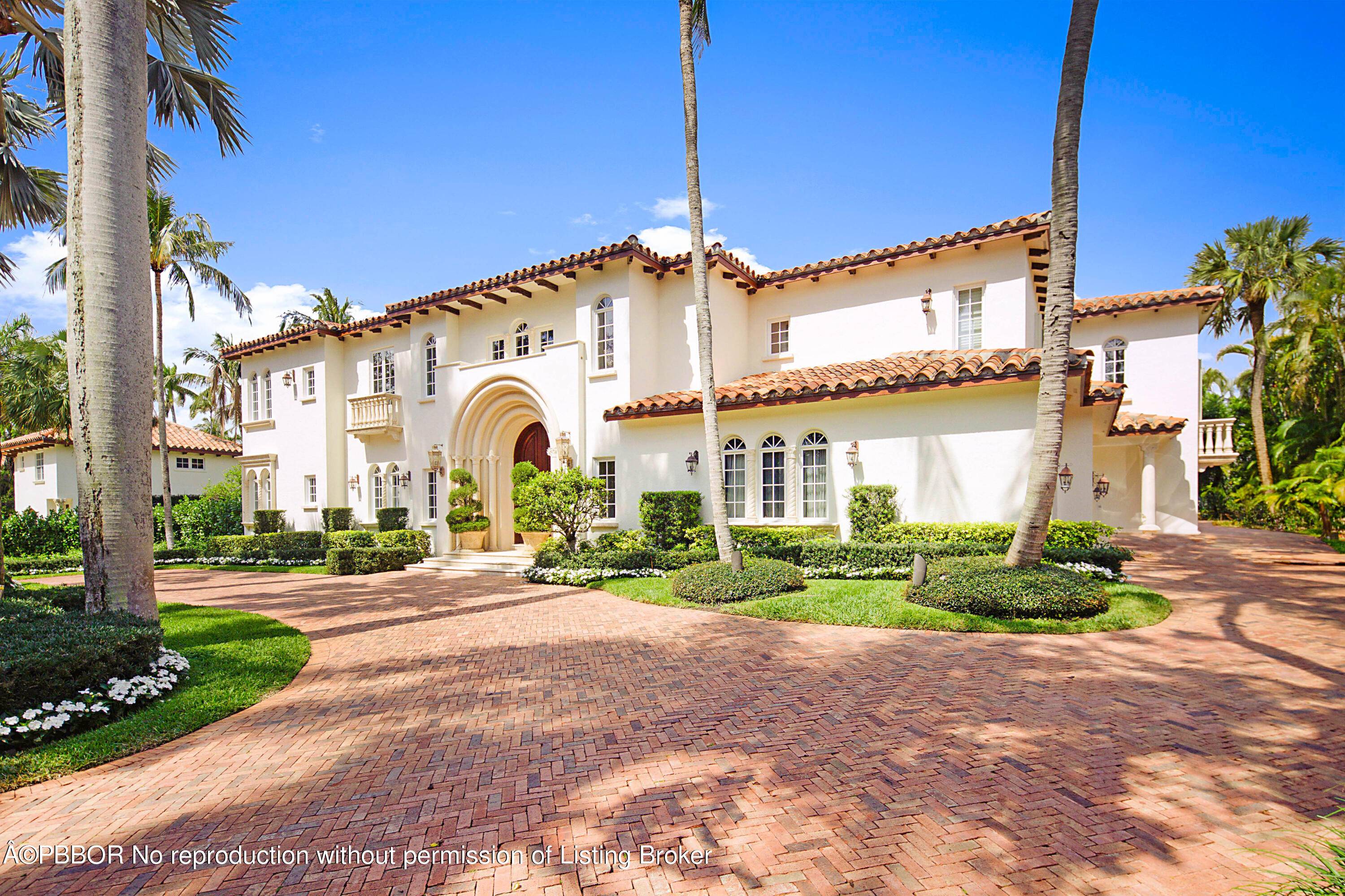 In town, Mediterranean Villa Estate on over one acre of land.