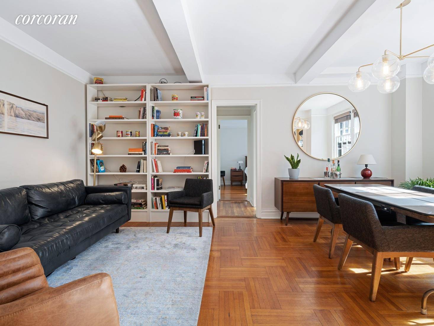 Brooklyn Heights 1 bedroom Co op apartment in a Classic pre war elevator Building is available now.