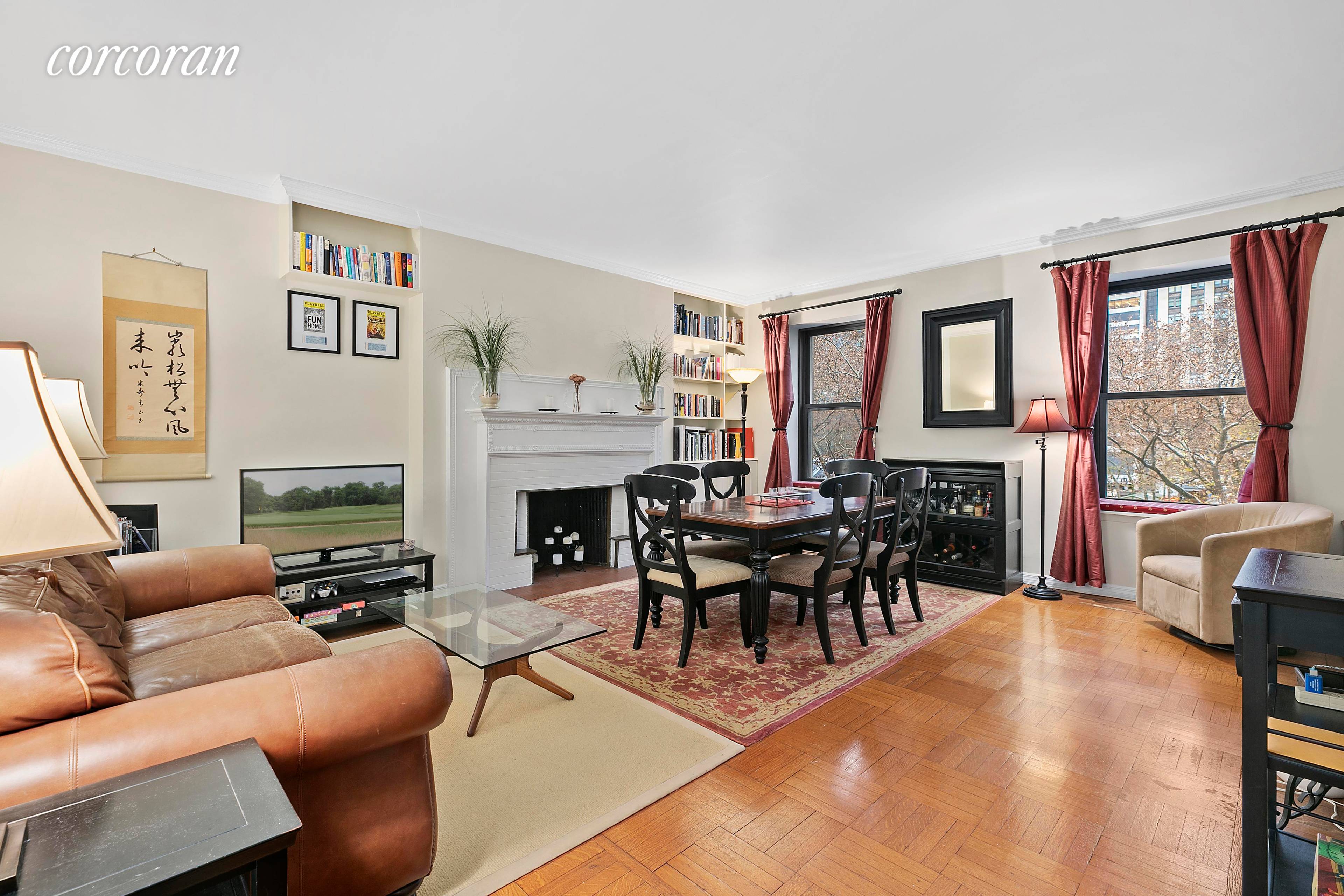 Located at 32 West 40th Street, a historic and well maintained cooperative, this 1 BR 1 BA home is charming and spacious.