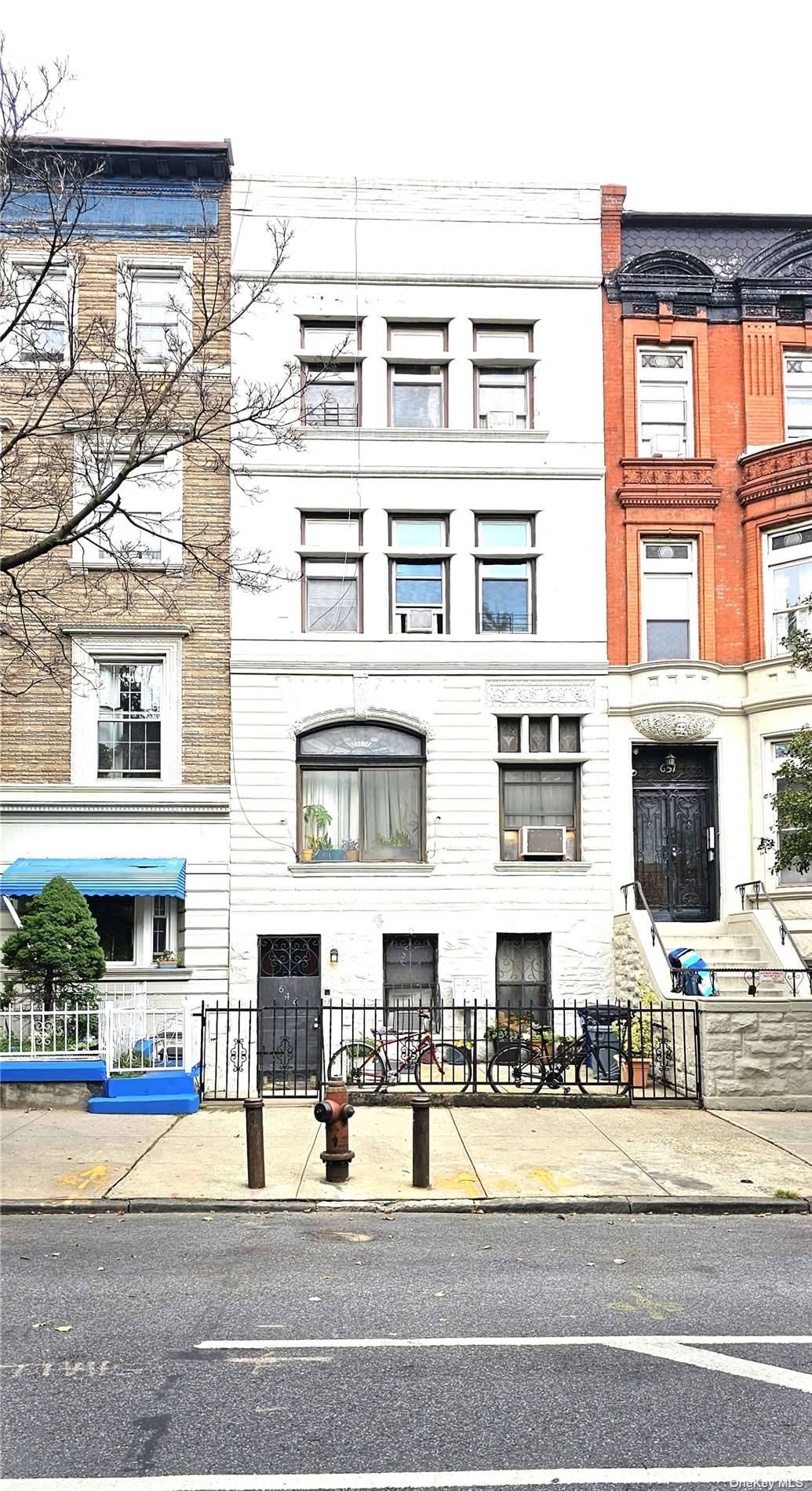 Beautiful Multi Family Home Located in Crown Heights with two 2 Bedroom Apartments and 7 SROs is Currently being used as a 3 Family Home.