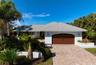 Front elevation with two car garage