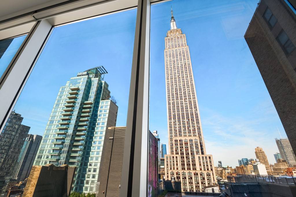 In the sought after, the only B line unit with open views, at the Karl Fischer designed 172 Madison immaculate corner residence offering double exposure views grounded by 8 wide ...