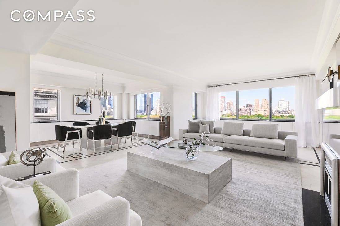 Spectacular, Mint amp ; Sprawling high floor Fifth Avenue Condo with breathtaking views of Central Park amp ; the city.