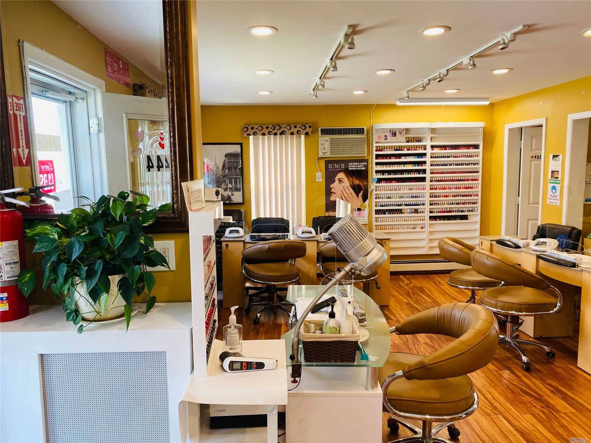 Business sale only. This business is fully equipped for pedicure, manicure, waxing.