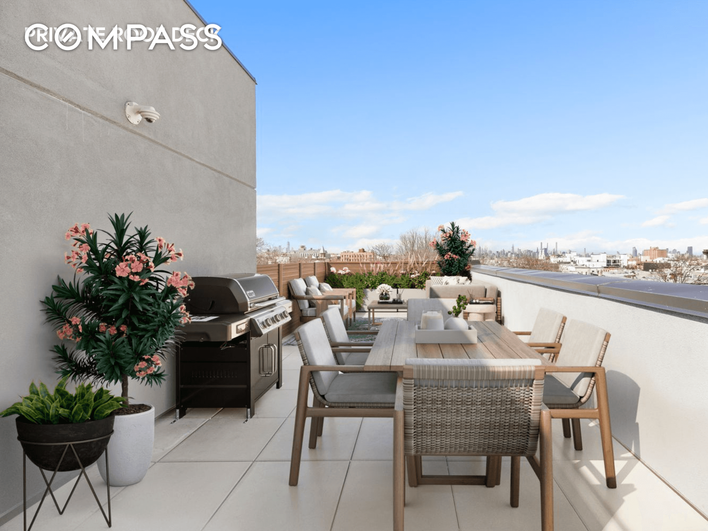 Experience the ultimate urban retreat in this two bedroom and two bathroom residence with your own private roof deck.