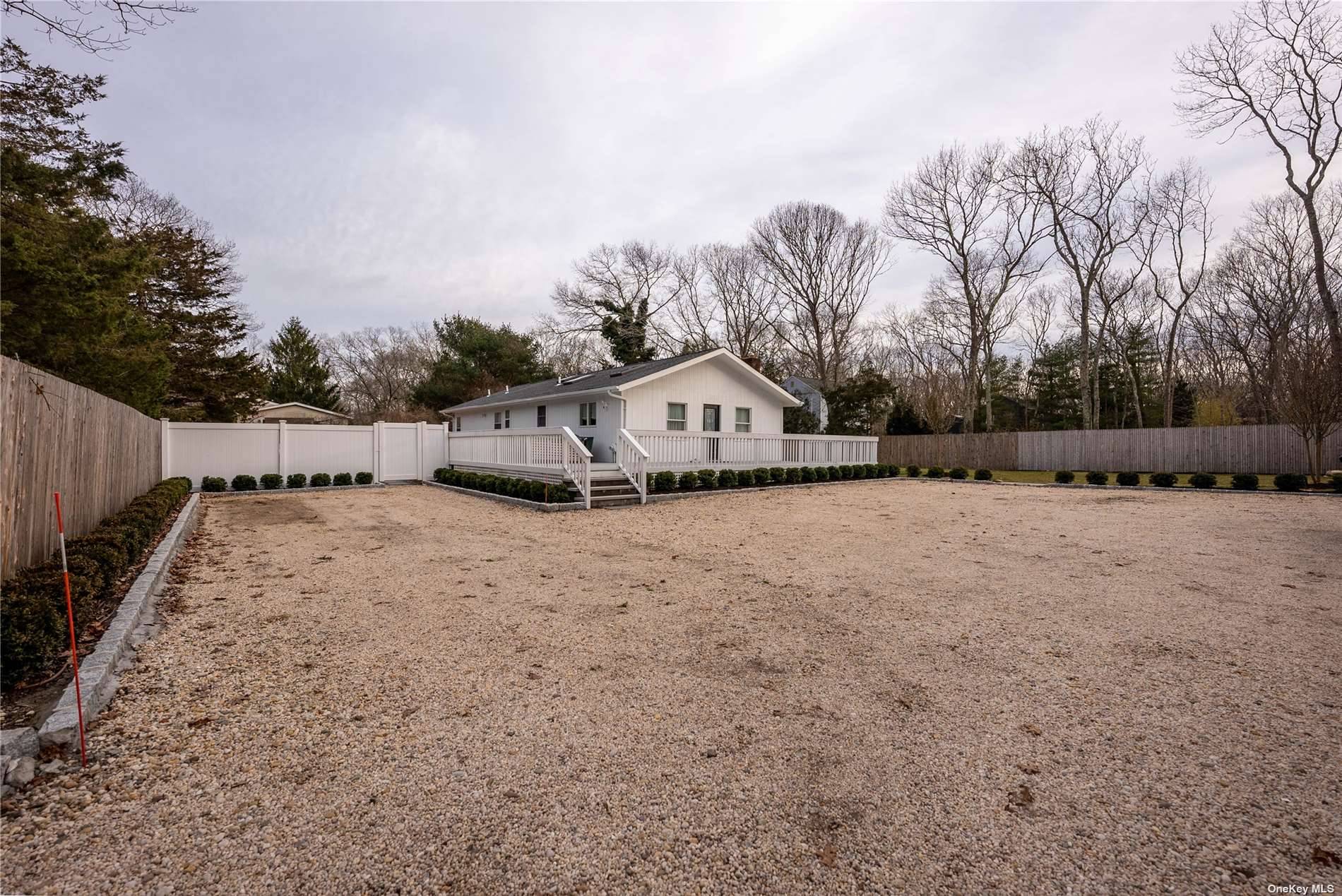 This renovated 3 bedroom and 2 bath home is the perfect place for a getaway in THE HAMPTONS.