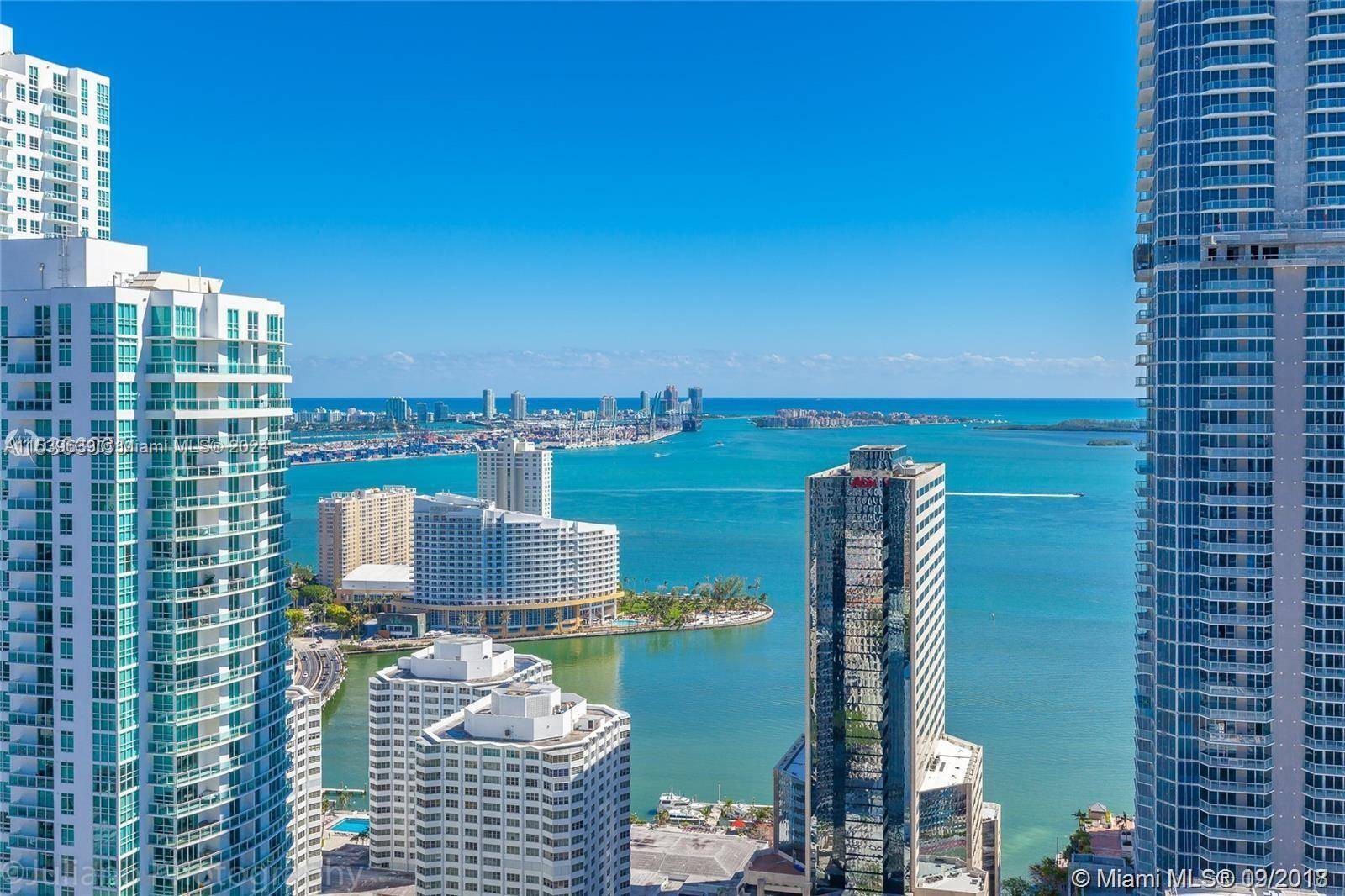 Private elevator leads you to this fabulous East facing unit at the new 1010 Brickell.