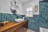 Guest bath with tub