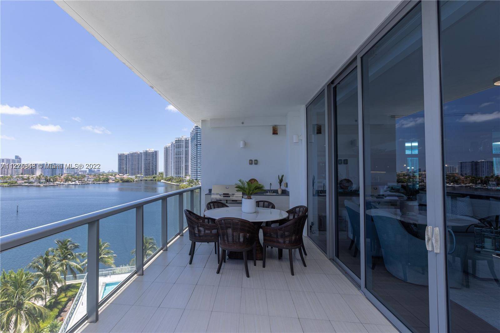 Fully Furnished Spectacular corner unit located in Exclusive Echo Aventura, designed and decorated by Artefacto.