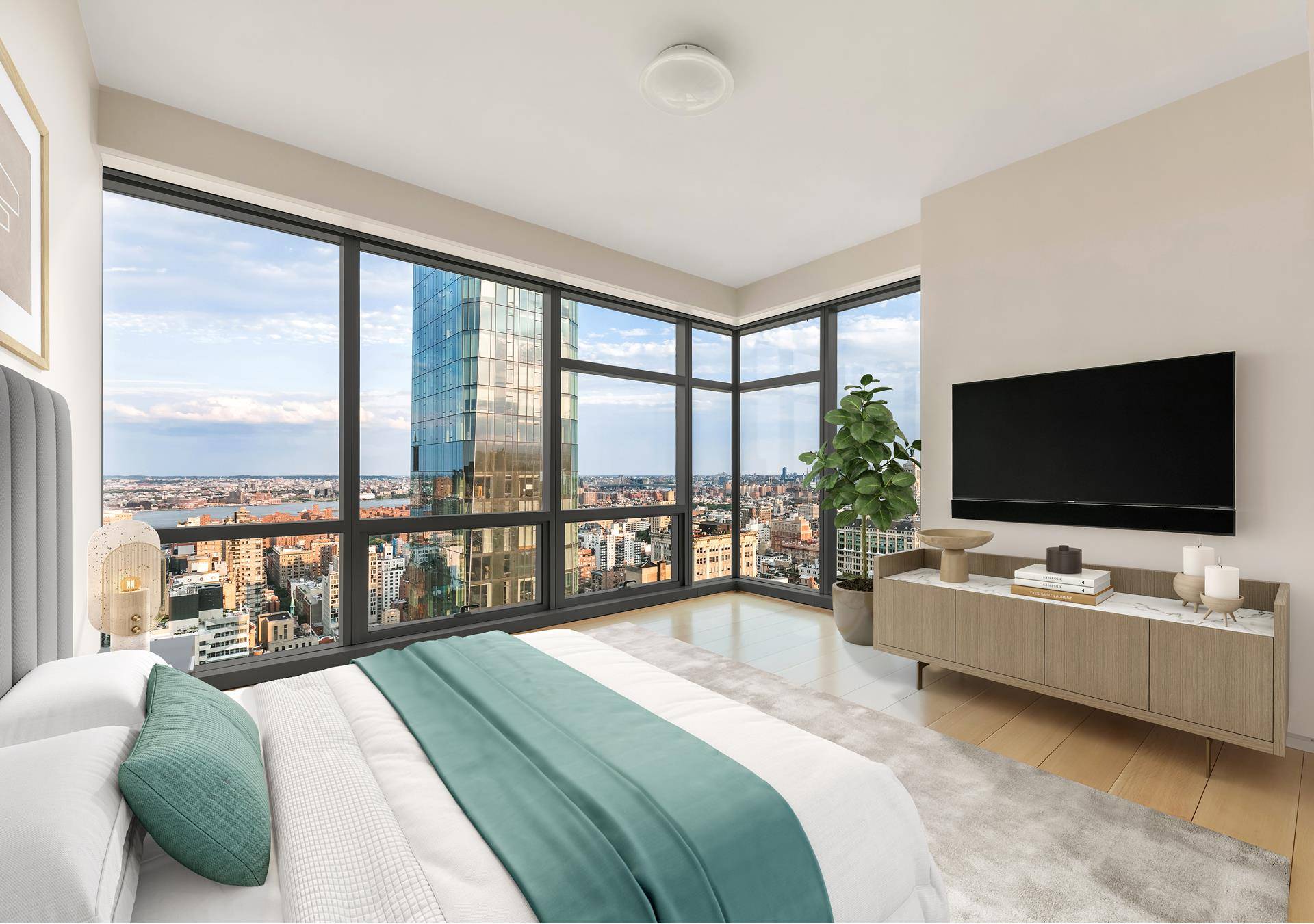 An unparalleled luxury living experience awaits you at the striking ultra modern One Madison condominium towering 60 stories over New York City !