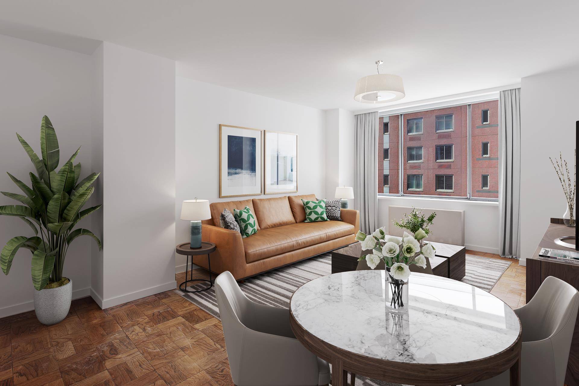 Elevated One Bedroom Renovated Kitchen Marble Bathroom Private Outdoor SpaceWelcome to city living in this spacious 1BR 1BA condo in Murray Hill.