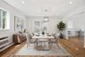 virtually staged dinning room