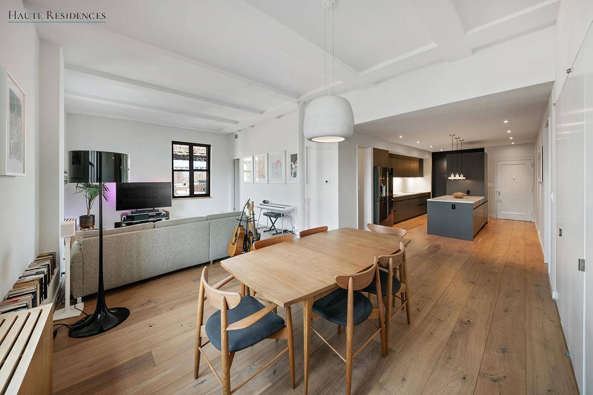 A rare opportunity to live in a one of a kind iconic designer LOFT in the trendy and highly sought after DUMBO Brooklyn Heights neighborhood and waterfront !