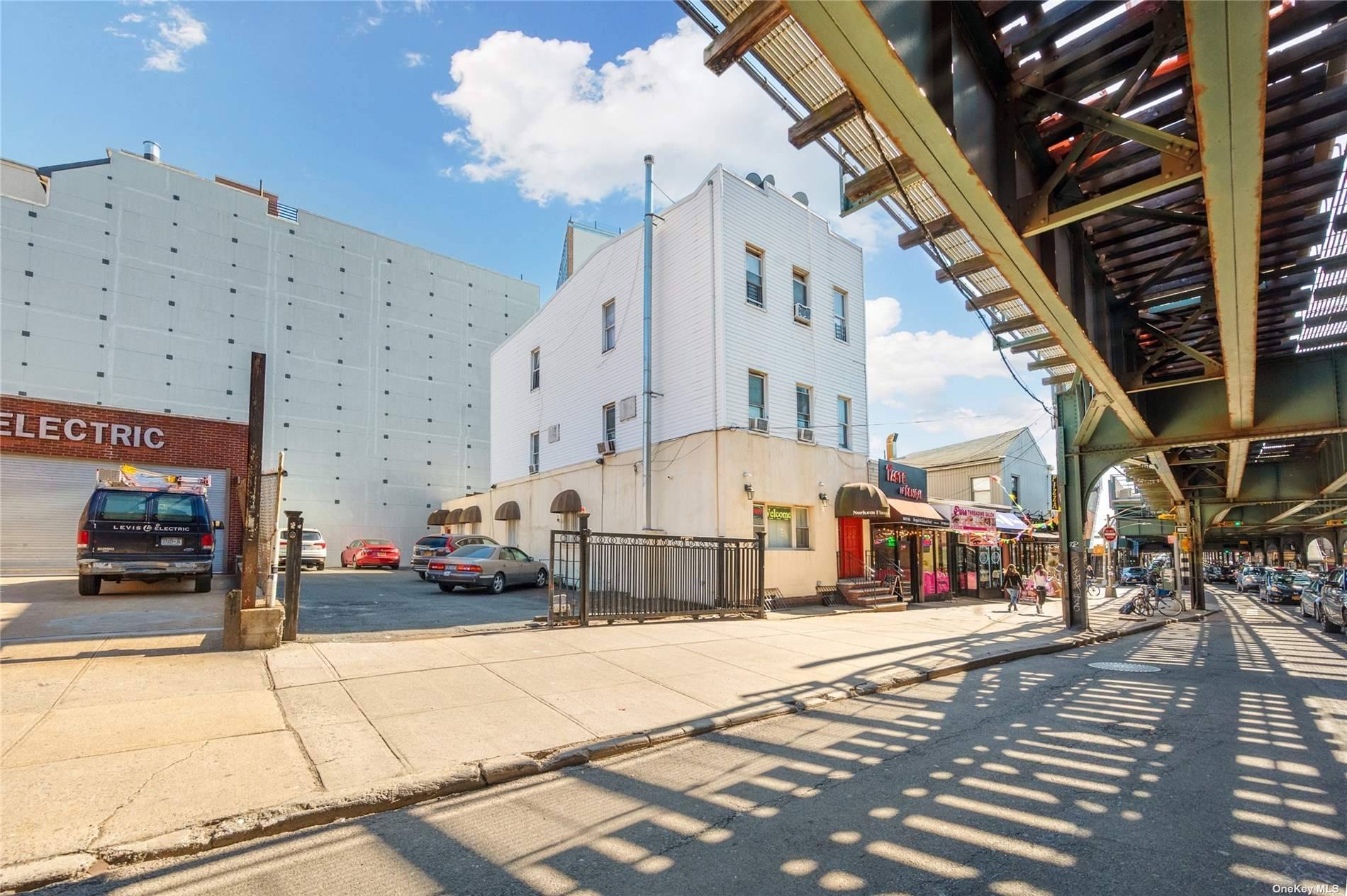 Rare opportunity to purchase this 3000 SF Mixed Use building strategically located on high traffic street between 28th Road and Newton Avenue, around the block from Athens Square Park.