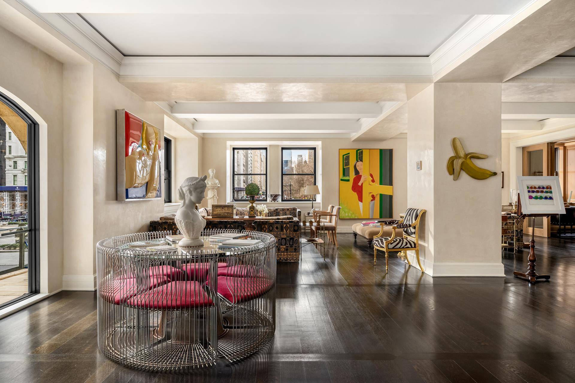 Occupying a full floor at the legendary Sherry Netherland, this 9, 000 square foot, 19 room uptown loft, designed by famed designer Mica Ertegun, is truly one of the most ...