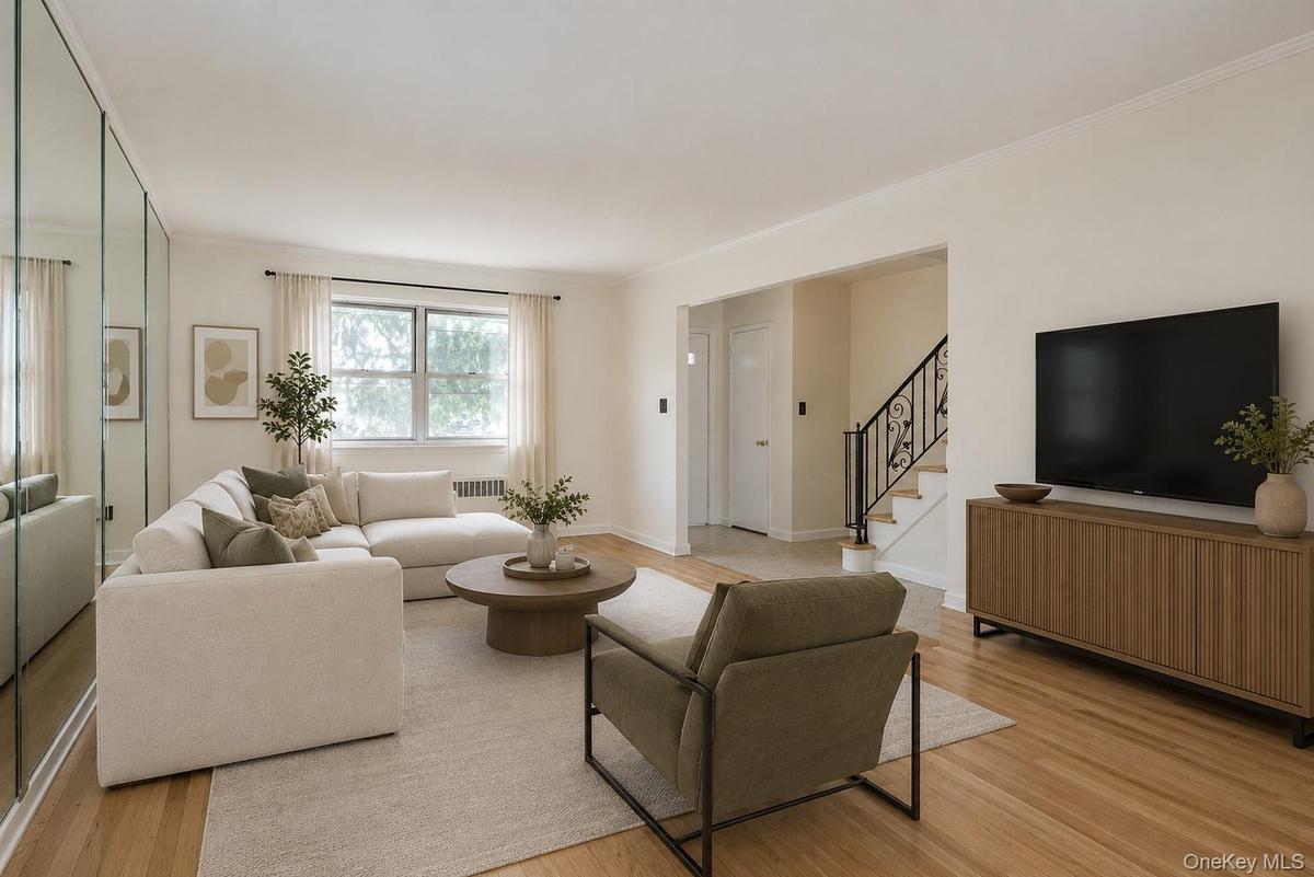 Virtually Staged Living Room